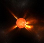 Вспышки электронов и радиосигналы с поверхности Солнца